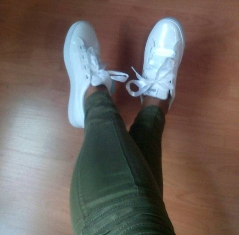 zapatillas puma charol mujer